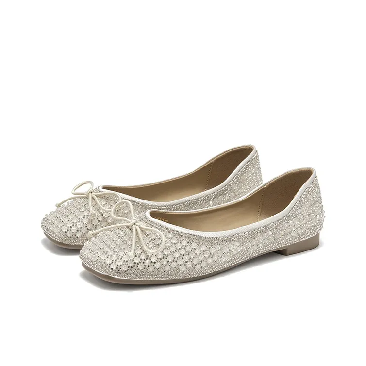 FIVE PLUS Casual Single Shoes 1.5cm Women's Beige-2