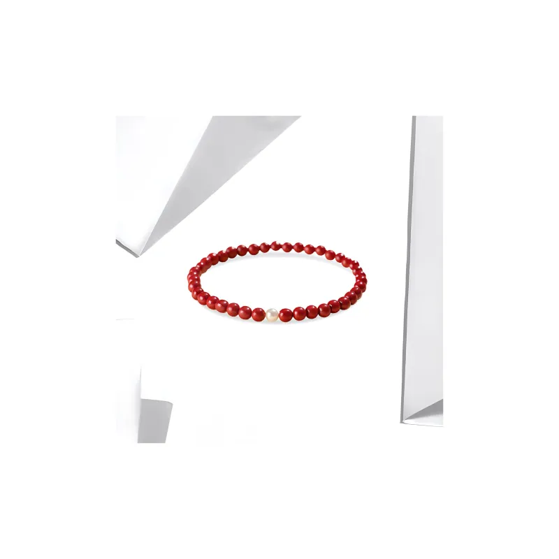 CANHUI Cinnabar Smooth Sailing Beaded Bracelet Women's-2