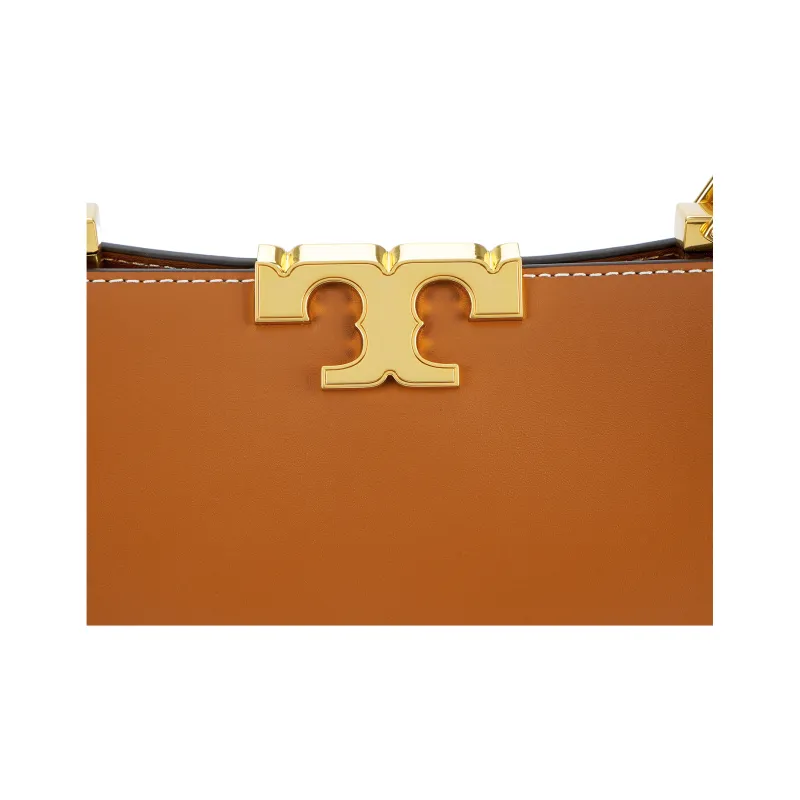 TORY BURCH Eleanor Calfskin Briefcase Handbag Shoulder Bag Crossbody Bag Mini Women's Brown-4