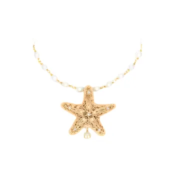 DIOR Metal Necklaces Women's Gold