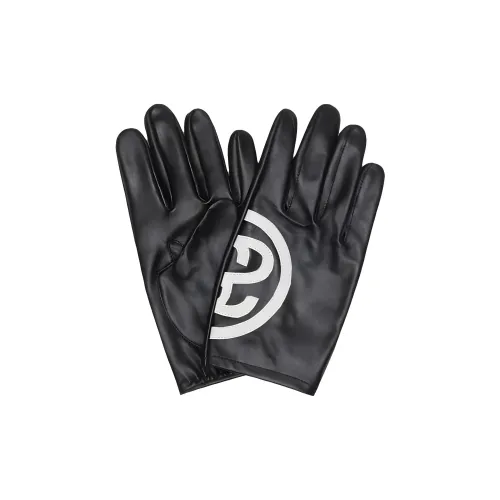 Stussy Leather Gloves Women's Black