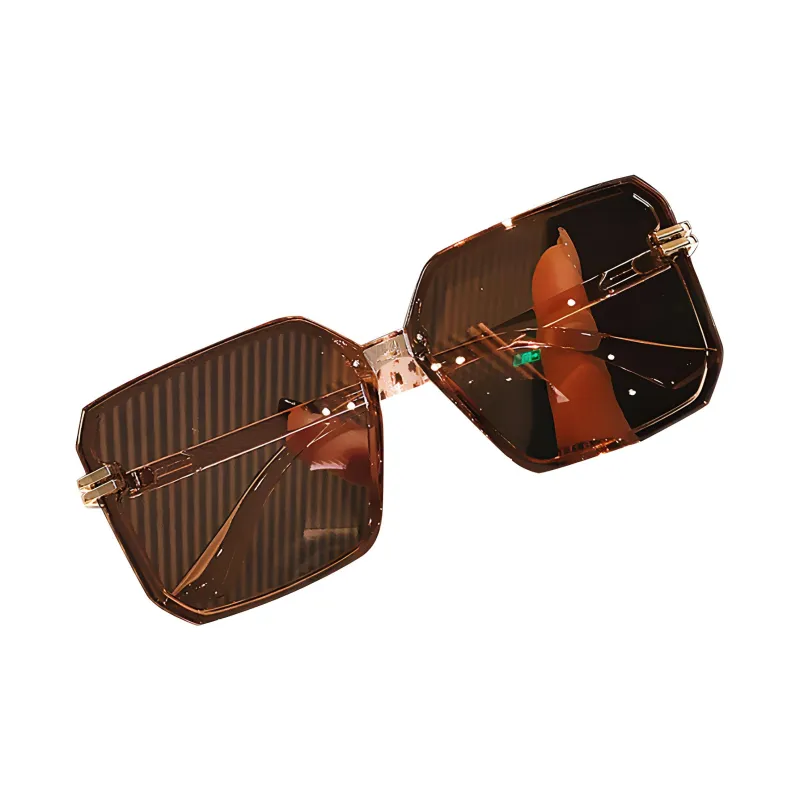 VINEY Plastic Square Sunglasses Unisex-4