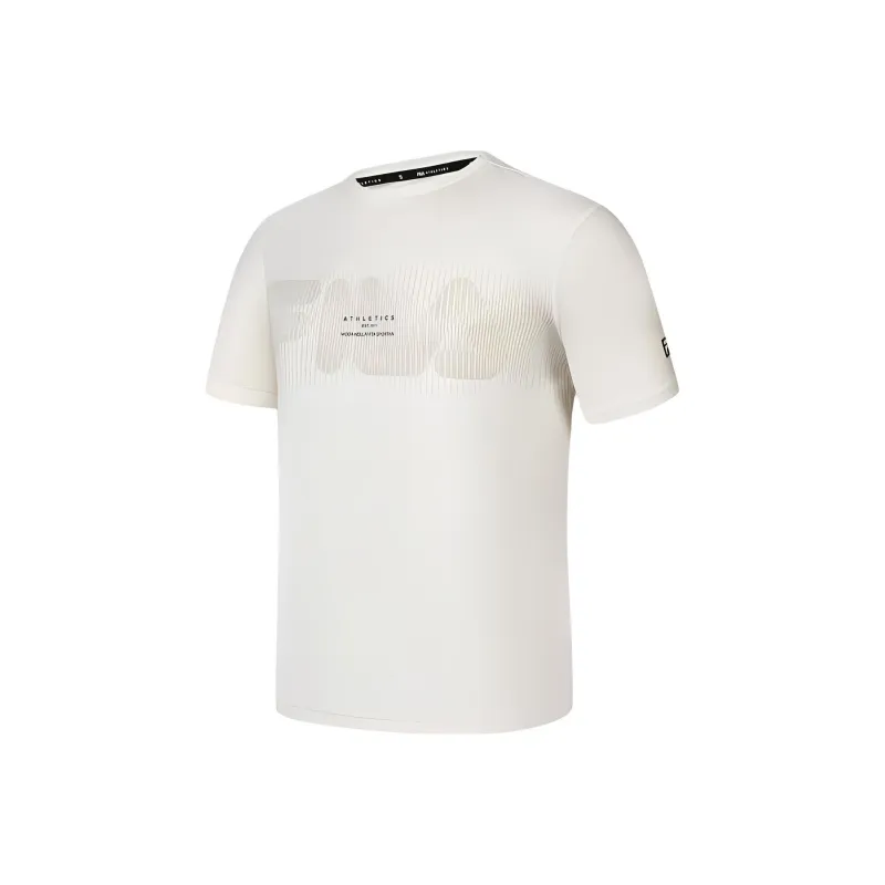 FILA T Shirts Men White Sugar-2