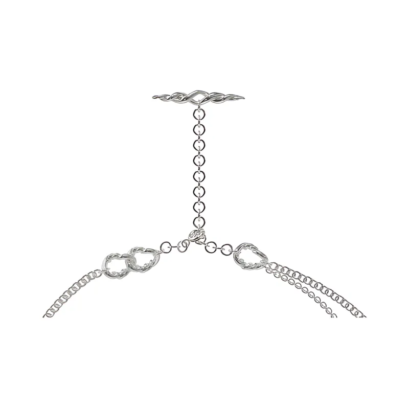 KVK White Gold-Plated Copper Necklaces Unisex-2