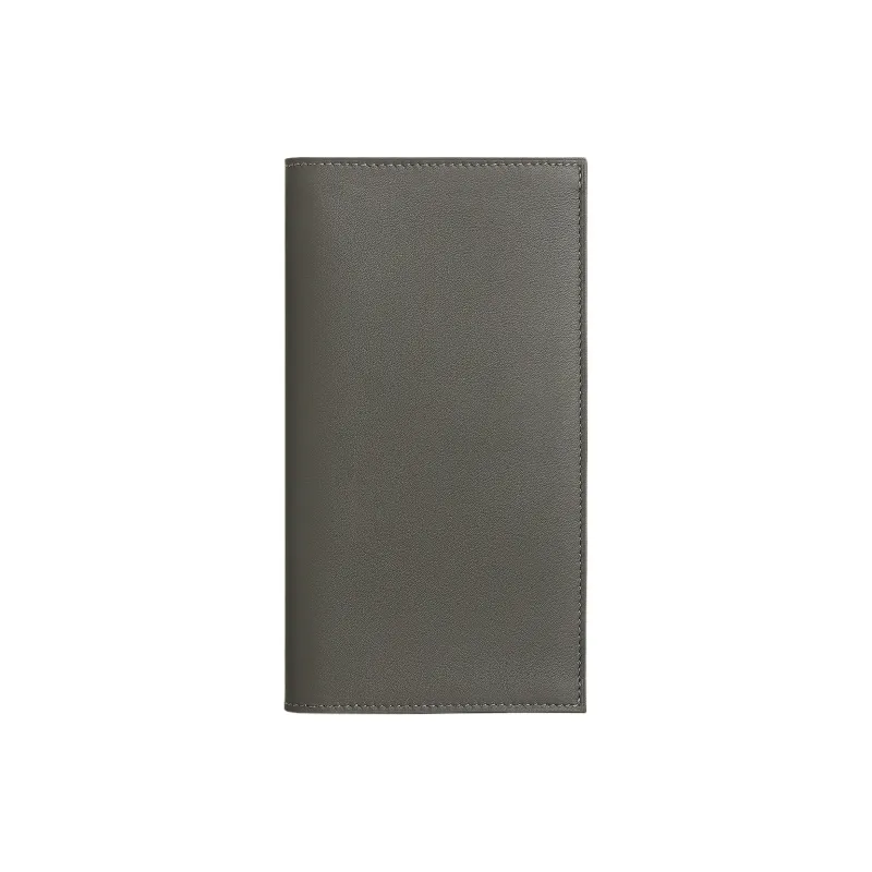 HERMES Citizen Twill Swift Calfskin Wallet Unisex Meyer Gray & Caban Meyer Gray-0