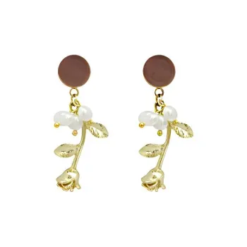 Yiru Alloy Electroplated Earrings Women's