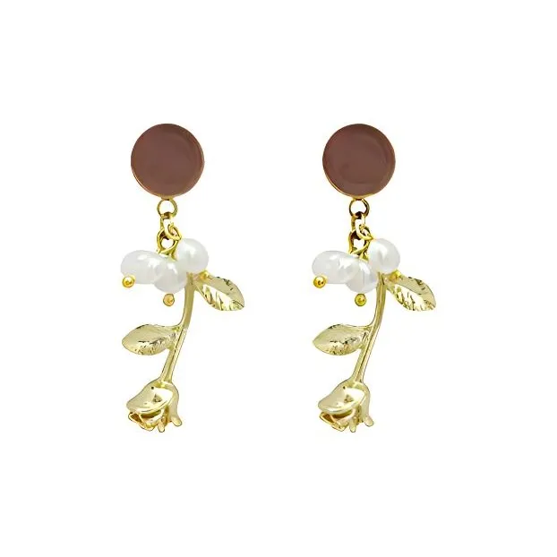 Yiru Alloy Electroplated Earrings Women's-0