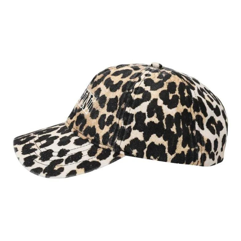 GANNI Leopard print Cap-3