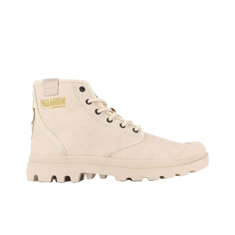 Palladium Pampa Anti Slip Wear Resistant High Top Casual Shoes Women's Light Brown-1