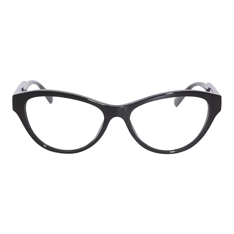 VERSACE Plastic Butterfly Eyeglass Frames Women's Black-1