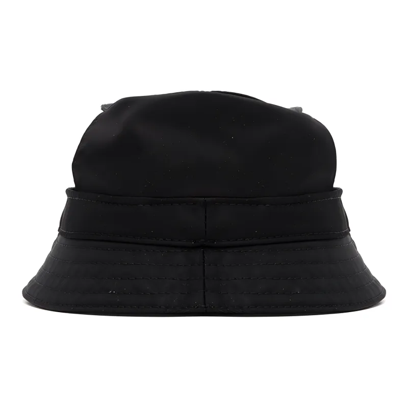 PRADA Canvas Bucket Hats Unisex Black-3