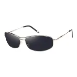 Silver Frame with Gray Lens