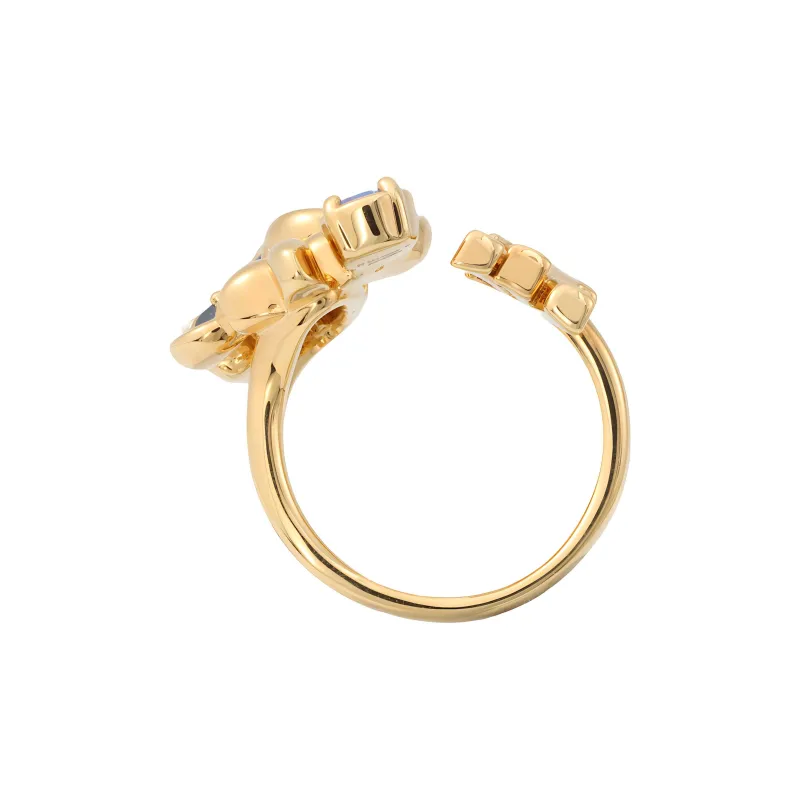 LOUIS VUITTON Metal Rings Women's Gold-2