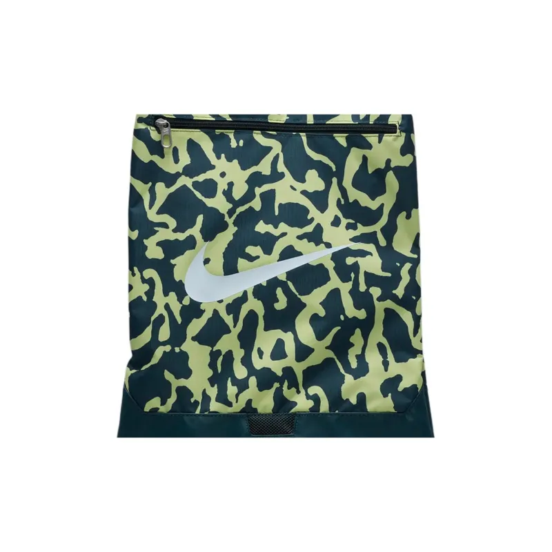 Nike Polyester Backpack Men's Dark Jungle & Light Lemon & White-2