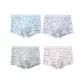 Light Blue, Gray Blue, Light Green, Light Apricot