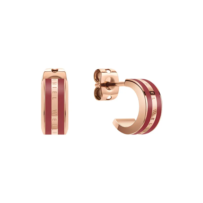Daniel Wellington DanielWellington Accessories Alloy Stud Earrings Unisex Red-1