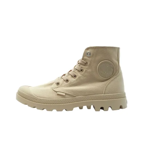 Palladium Mono Chrome Ankle Boots Unisex Light Brown