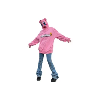 KAKAZZY Sweatshirt Winter Unisex Pink