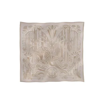 CARTIER Wool Cashmere Shawls Women's Beige