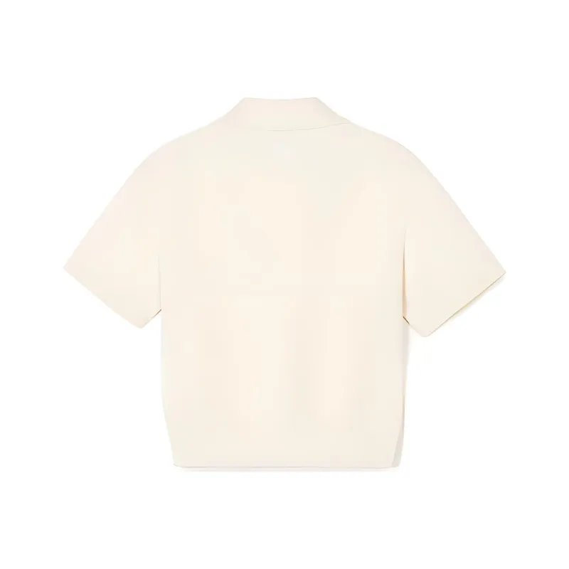 MLB Drop Shoulder Sleeve T Shirt Women's Ecru-1