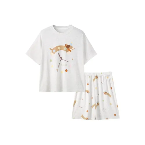 YUZHAOLIN Pajama Set Women's Gray