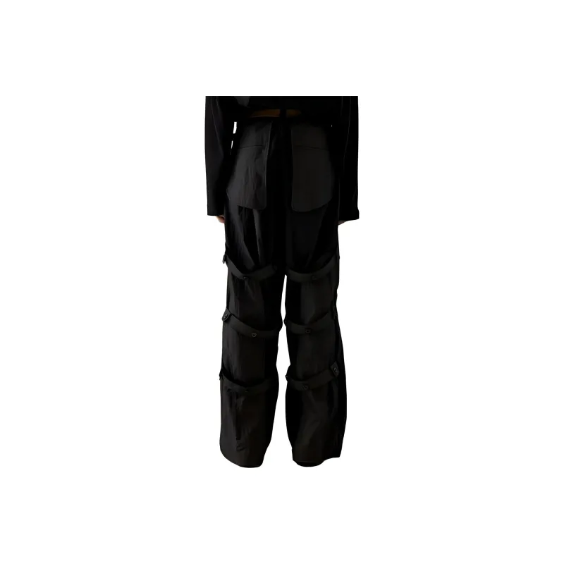 Professor.E FW23 Cargo Pants Women's Black-3