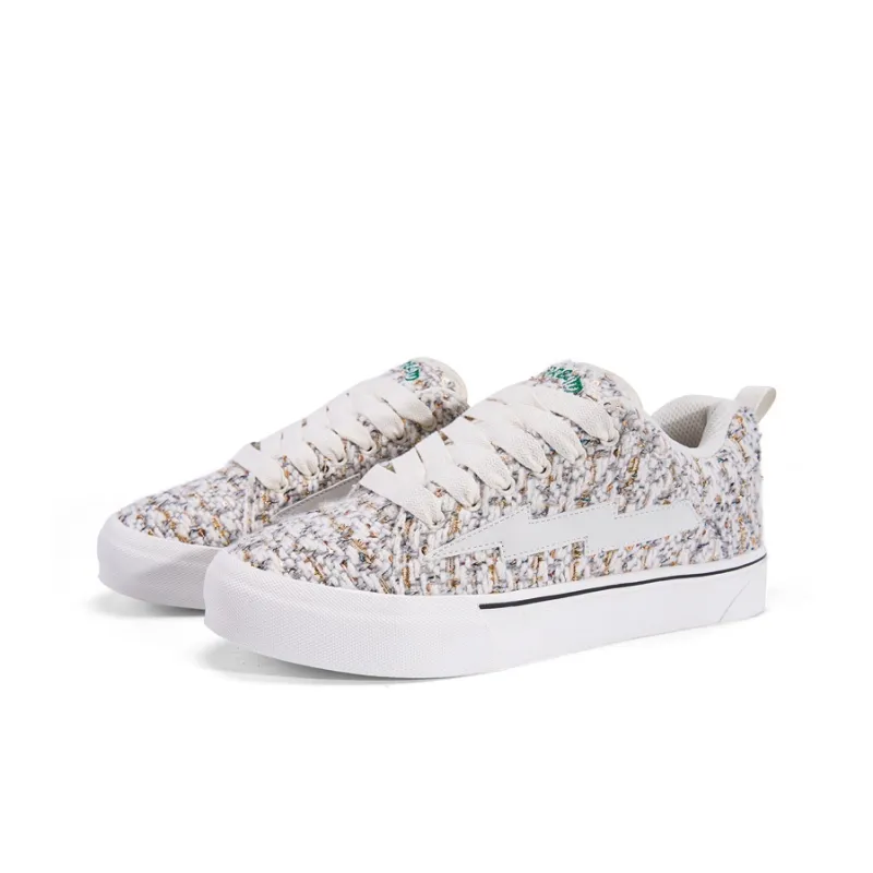 VFTS Lightning Skateboard Shoes Anti Slip Wear Resistant Low Top Classic Preppy Style Students Unisex-32
