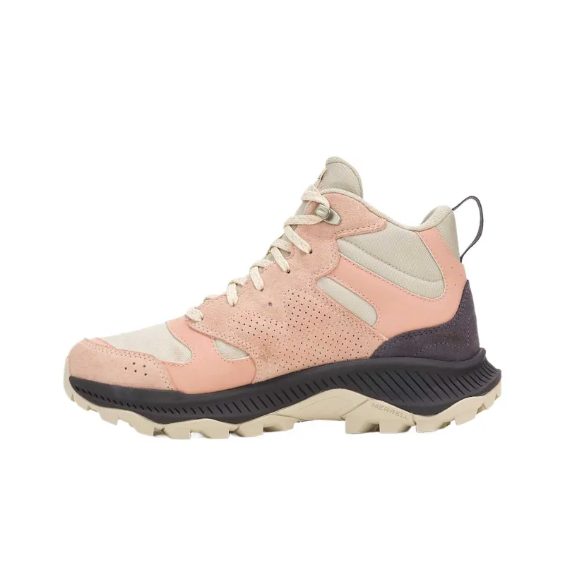 MERRELL Tempo Sol Cushioning Slip Resistant Mid Top Hiking Shoes Women's Pink Salt-2