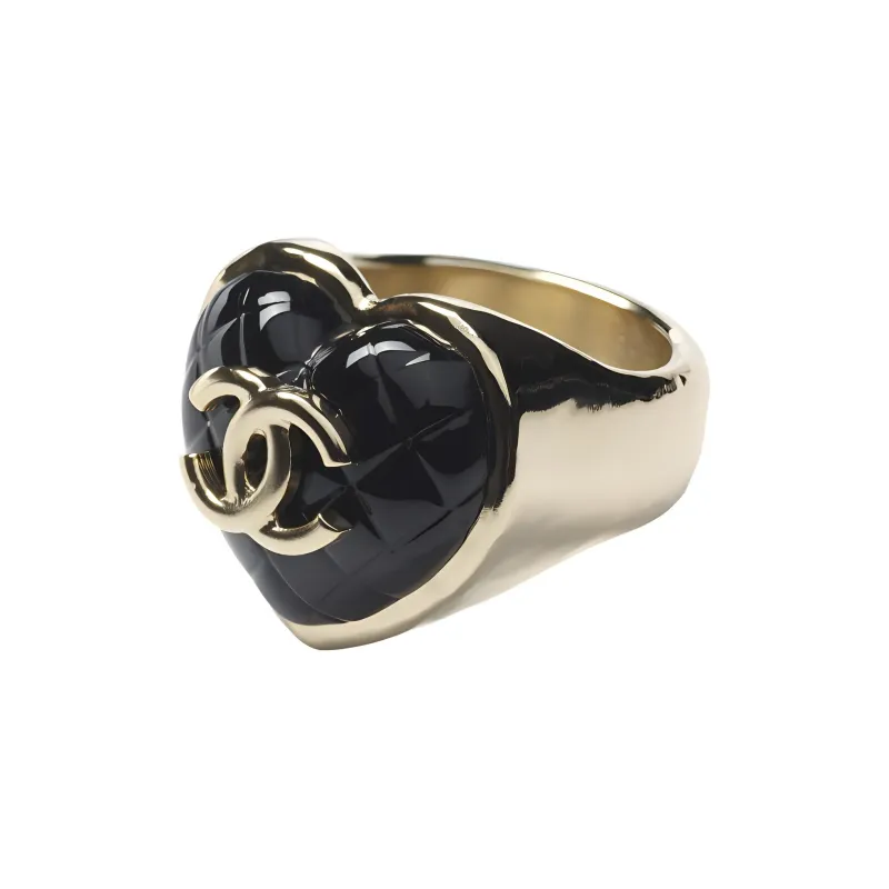 CHANEL Rings Women's Black-1