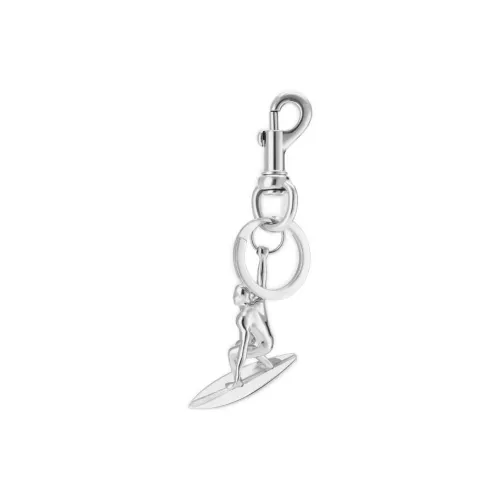 GUCCI Metal Keychains Men's Silver