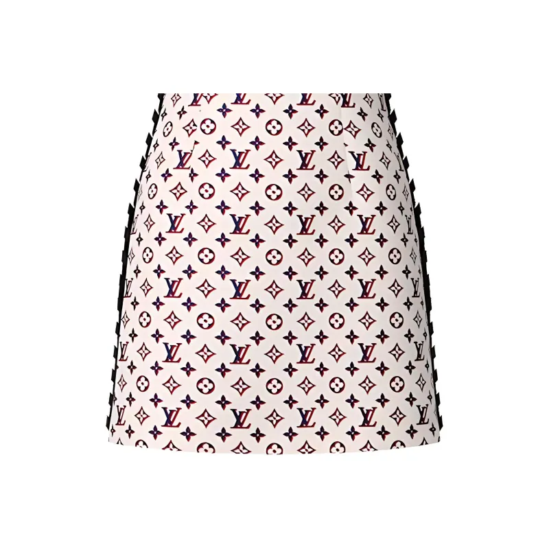 LOUIS VUITTON Sleeveless Dress Women's Pink-7