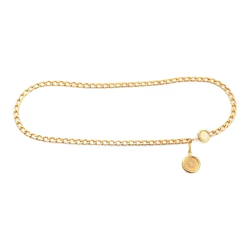 CHANEL 1970s Medallion Chain Belt