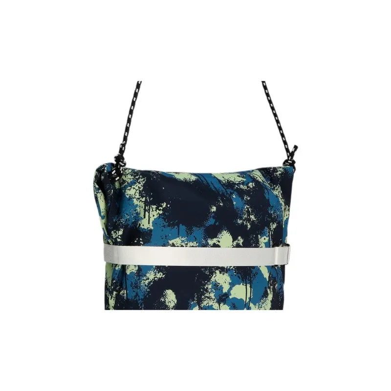 PUMA Polyester Crossbody Bag, Shoulder Bag Unisex Marine Blue & Cucumber-2