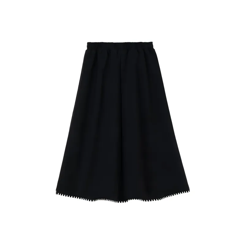 B.Duck Casual Long Skirt Women's Black-1