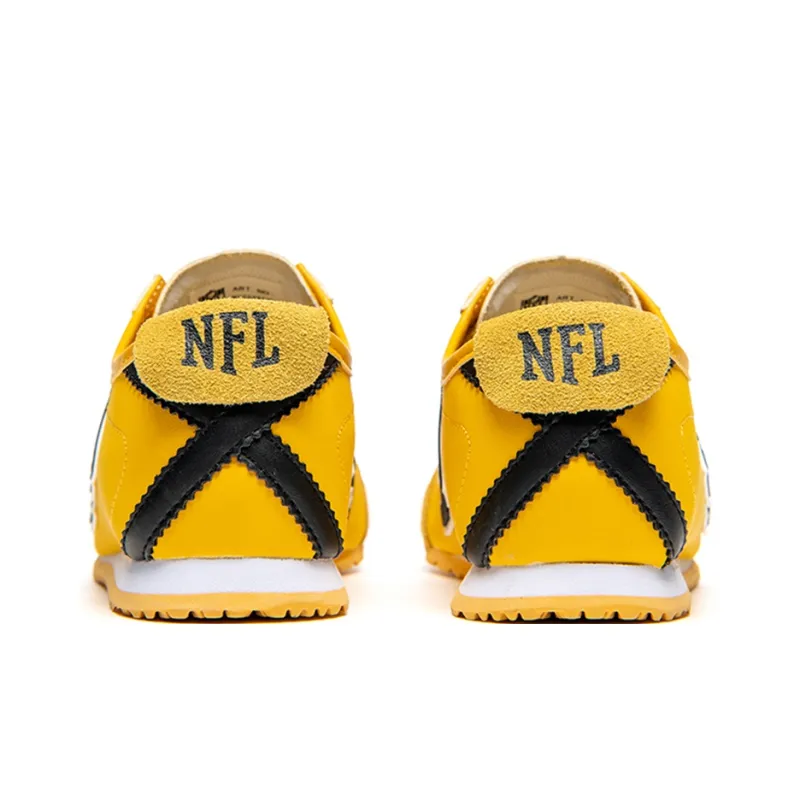 NFL Training Light Abrasion Resistant Lightweight Slip Resistant Low Top Skateboard Shoes Women's Yellow-4