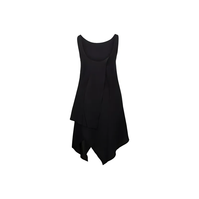 Y 3 Layered Asymmetric Mini Dress-1