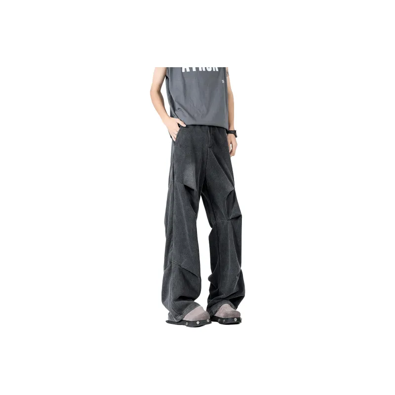 KAIPAINEN All Season Casual Pants Unisex Black-2