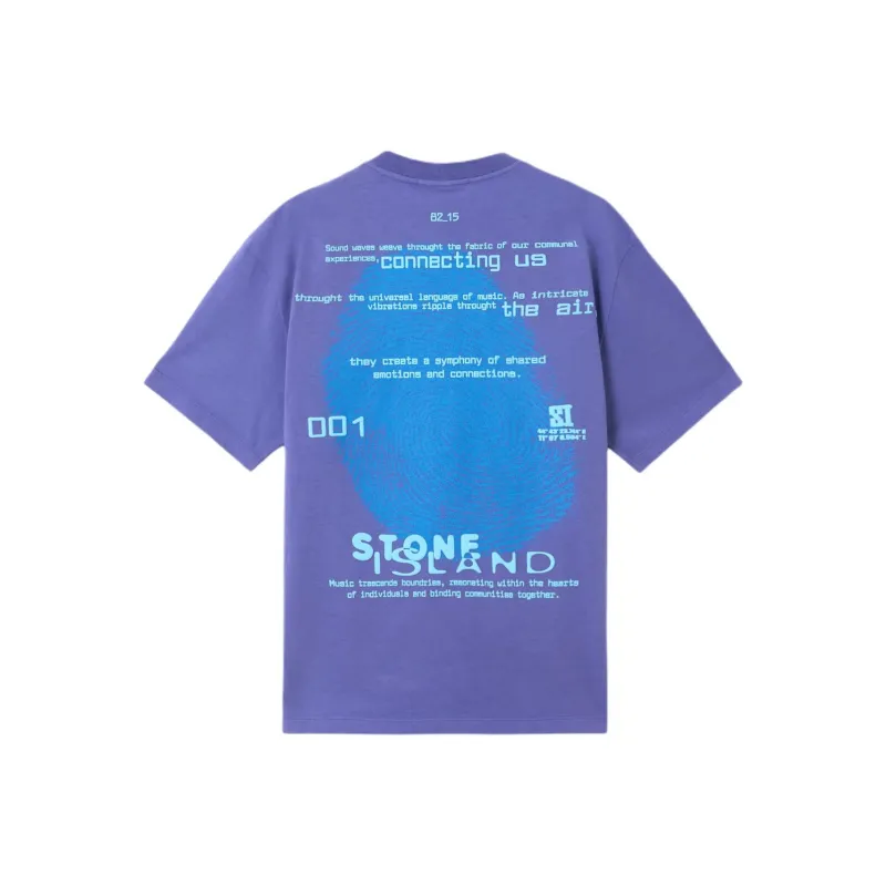 STONE ISLAND Combed Organic Cotton Jersey T shirt-1