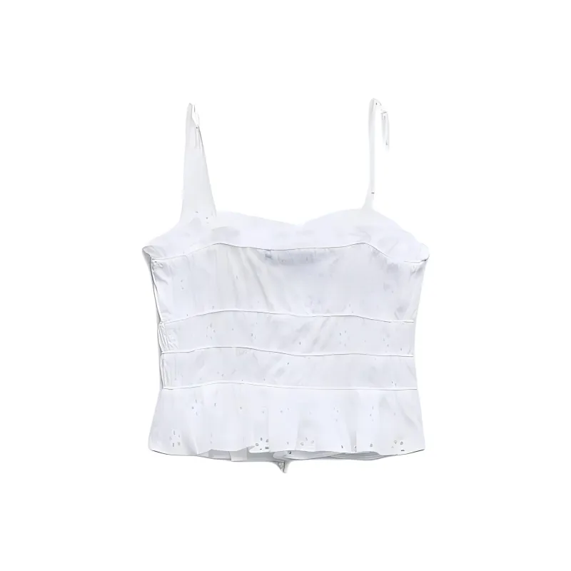 ZARA Camisoles Women's White-1