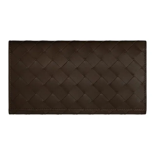 Bottega Veneta Cow Leather Wallet Men's Brown