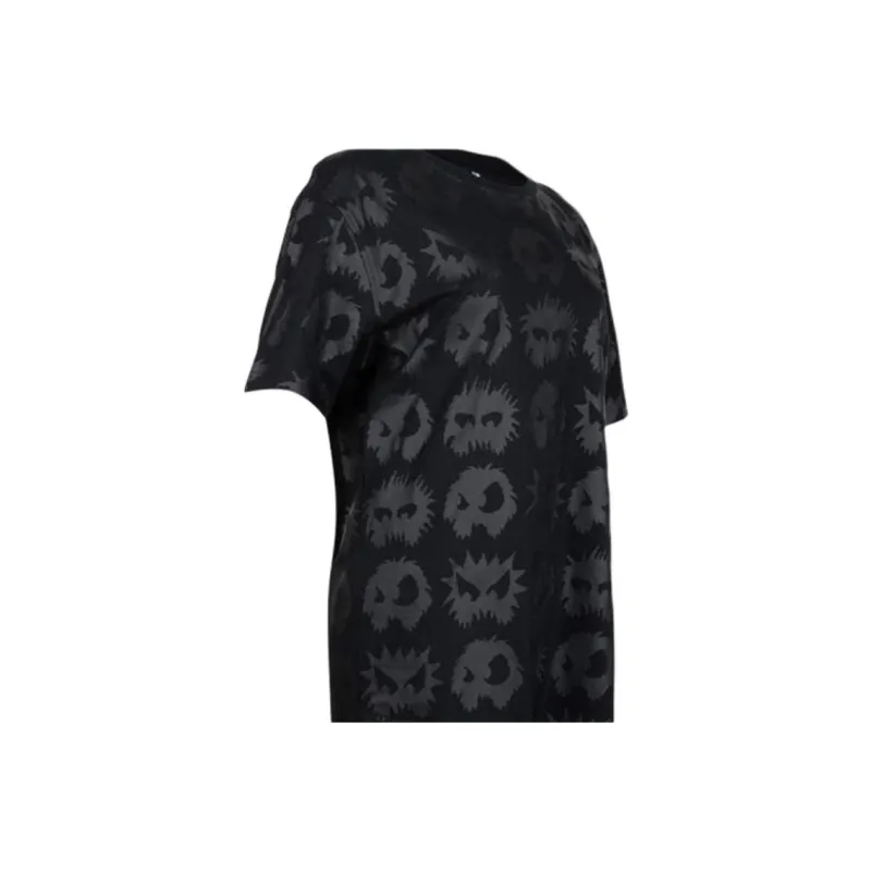 McQ Alexander McQueen Short Sleeved Dresses Women's Black-6