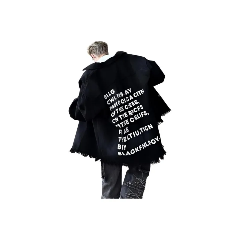 NEAR HERE Denim Jackets Unisex-5