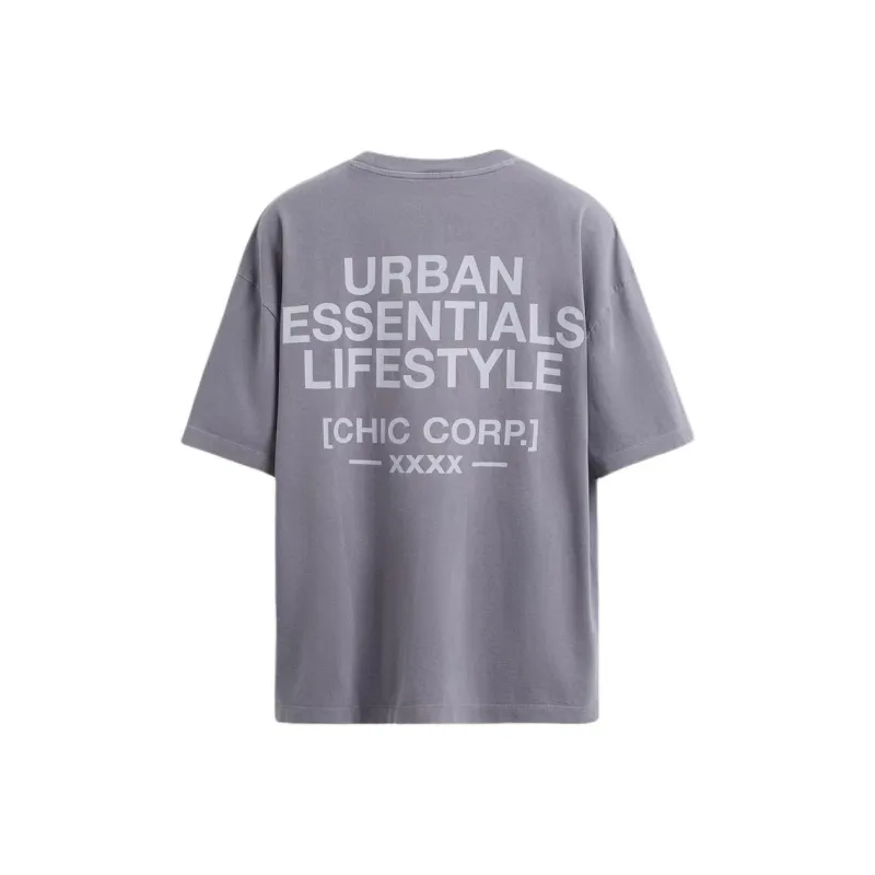ZARA T Shirts Men Dark Purple-1