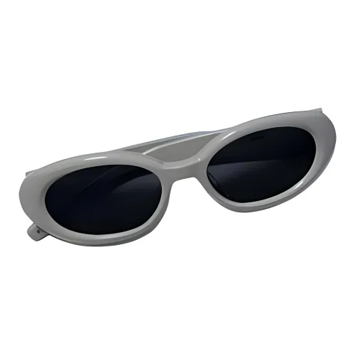 GENTLE MONSTER Subject To Official Website Oval Sunglasses Men's White