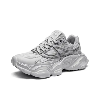 SUPEREDGE Lightweight, Breathable, And Abrasion Resistant Low Top Chunky Sneakers Men's