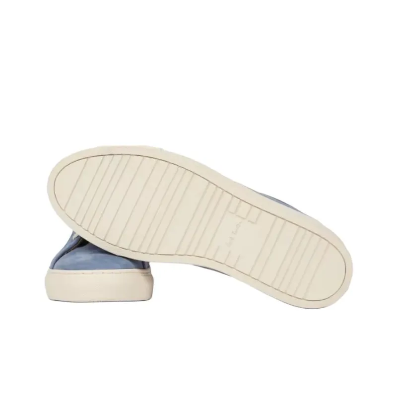 Paul Smith Basso Low Top Skateboard Shoes Men's Light Blue-4