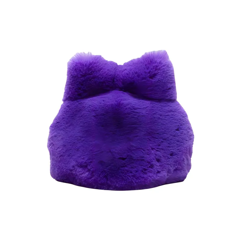 Acne Studios Faux Fur Hats & Caps Unisex Purple-0