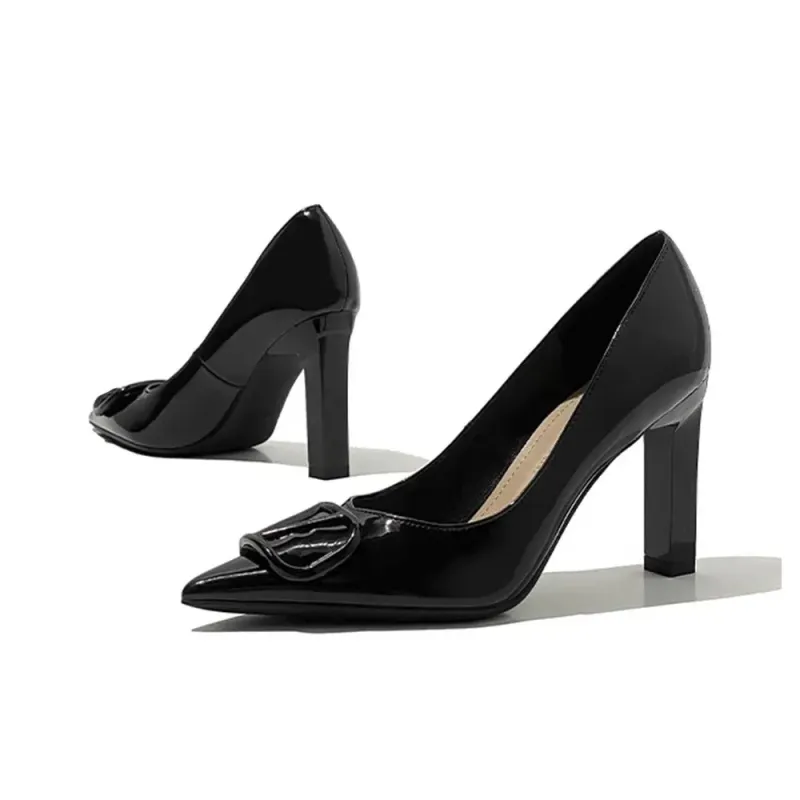 Dawei's House Chunky Heel High Heels Women's Gift Box Set-7