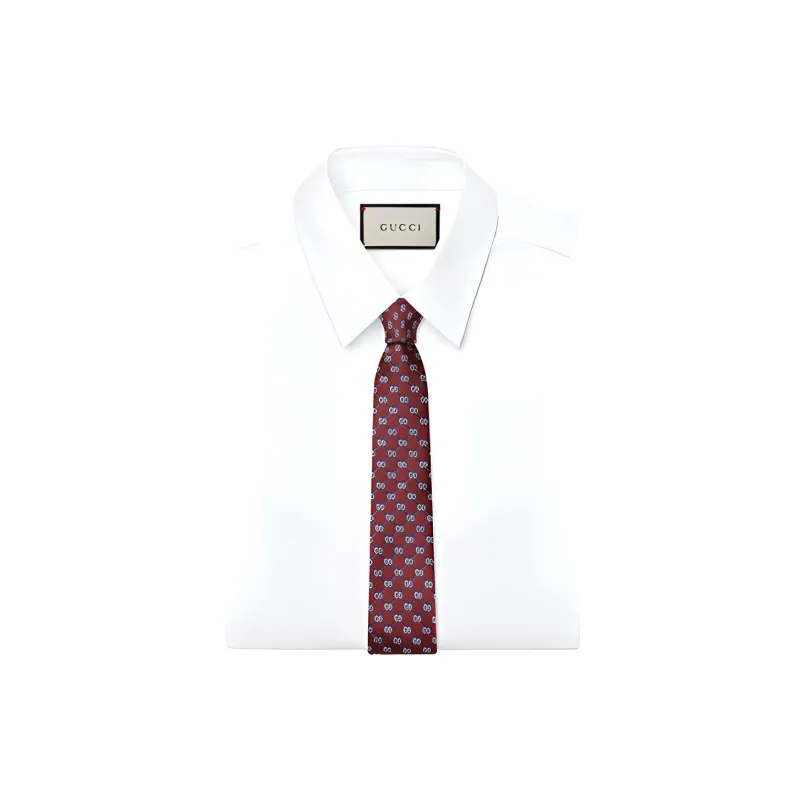 GUCCI Ties Women's Burgundy-1