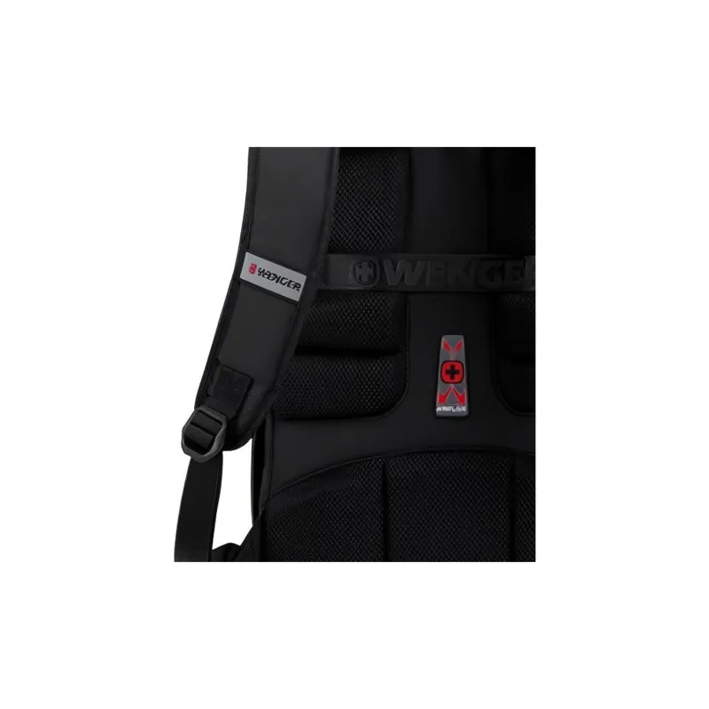 Wenger Fabric Backpack Large Size Unisex Black-3